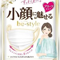 白元 日本白元小颜防飞沫口罩女神时尚创意舒适透气一次性口罩三层防护