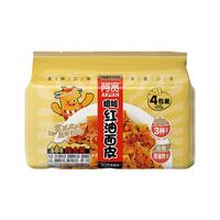 阿宽粗粮红油面皮连包荞麦玉米麦香面皮免煮速食干拌宿舍小吃方便面 粗粮红油面皮