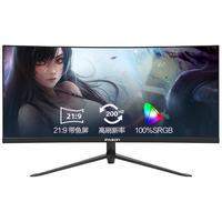 IPASON 攀升 QR302W 30英寸 VA 曲面 显示器(2560×1080、200Hz、100%SRGB)