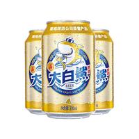 TSINGTAO 青岛啤酒 大白鲨啤酒 330ml*24听