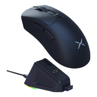 DeLUX 多彩 M900pro 双模鼠标 26000DPI 黑色