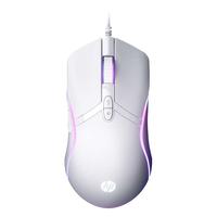 HP 惠普 G360有线鼠标游戏吃鸡LOL电竞鼠标台式电脑笔记本机械可程宏按键办公通用外设 黑色