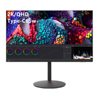 联想 23.8/27英寸显示器 2K IPS屏 HDR技术 Type-C65w接口 旋转升降 家用办公 电脑显示屏幕 23.8英寸 75Hz M2412HL