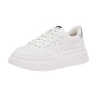 【明星同款】ASH秋季款IMPULS休闲鞋厚底增高松糕小白鞋女 白银色（码不同） 37