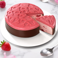 COSTA 咖世家 咖世家 莓丽心语镂空爱心蛋糕冰淇淋 550g/6寸