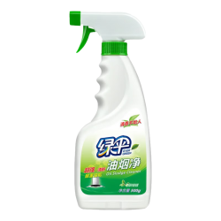 绿伞 超强油烟净 厨房除重油污垢 油烟机清洗 绿橄榄香型500g×2瓶