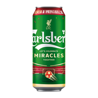 Carlsberg/嘉士伯 醇滑 拉格啤酒 醇滑小连包 500ml*3罐