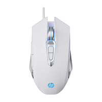  HP/惠普 RGB灯效 有线鼠标  M220白色【静音版】宏程
