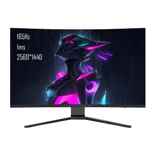 ThundeRobot 雷神 Q32H165 31.5英寸 VA 曲面 FreeSync 显示器（2560×1440、165Hz、HDR10）
