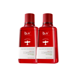 B2V 红藻止痒蓬松无硅油洗发水露去屑控油洗发膏70ml*4