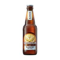 GRIMBERGEN格林堡白标 比利时风味精酿啤酒 330ml*6瓶 整箱装