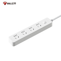 公牛 BULL 新国标插座 GN-B2040 4位总控1.8米