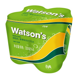 watsons 屈臣氏 苏打汽水香草330ml*8罐