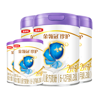 金领冠 珍护系列 较大婴儿奶粉 国产版 2段 900g*3罐+130g*2罐