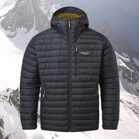 保暖服饰：Rab 睿坡 700蓬 Microlight Alpine 男子户外羽绒服 QDB-12