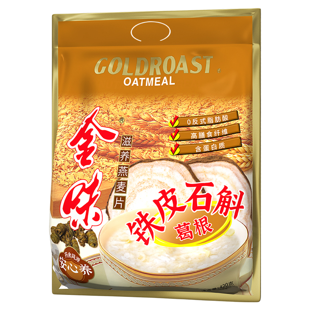 金味 GOLDROAST 铁皮石斛 麦片420g