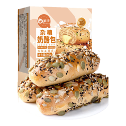 俏侬 杂粮奶酪包300g/6个（折3.4/个）安佳奶酪馅 新西兰干酪9% 纯牛奶18%