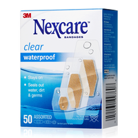 3M 创可贴防水透气创口贴医用透明止血贴后跟防磨脚伤口贴游泳