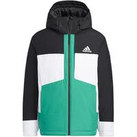 adidas 阿迪达斯冬季男子保暖运动训练休闲连帽羽绒服外套