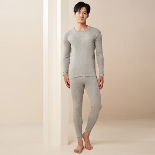 YOUR SUN 宜而爽 男士秋衣 淺麻灰 XXL