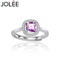 JOLEE 紫水晶戒指 S925银 均码 彩色宝石指环