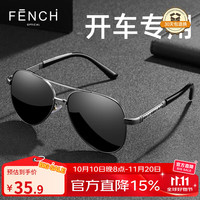 移动端、京东百亿补贴：芬驰 飞行太阳镜男士开车专用眼镜2025新款防强光防紫外线偏光驾驶墨镜