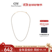 Daniel Wellington 丹尼尔惠灵顿 DanielWellington）dw项链女 星光网球玫瑰金锁骨链生日礼物送女友