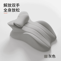 DEATKN德国趴趴枕房事夫妻恩爱垫行房屁股多功能床上俯卧位睡觉 多功能床上趴枕·四季款 浅灰 枕套 趴睡枕+小枕