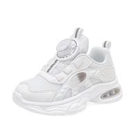 回力童鞋透气儿童跑步鞋2024春季男女童休闲运动鞋休闲鞋 白色 37码 内长约23.7cm