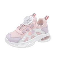 回力童鞋透气儿童跑步鞋2024春季男女童休闲运动鞋休闲鞋 粉紫 37码 内长约23.7cm