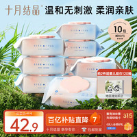 十月结晶婴儿湿纸巾宝宝手口柔湿巾新生手口专用