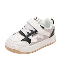 回力童鞋女童时尚运动鞋2024秋季儿童跑步鞋透气男童耐磨鞋子 米卡黑 27码 内长约17.35cm