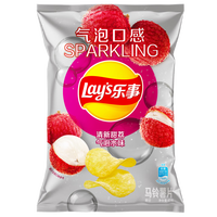 乐事 清新甜荔气泡水味 40g 零食广场