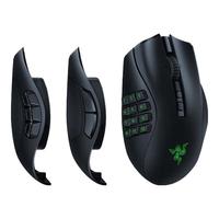 RAZER 雷蛇 那伽梵蛇 专业版 2.4G蓝牙 HYPERSPEED 多模无线鼠标 20000DPI RGB 黑色