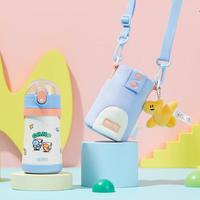 THERMOS 膳魔师 儿童316l不锈钢吸管保温杯 320ml（杯套+中环）