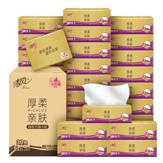 Breeze 清風 金裝厚柔系列 抽紙 4層75抽30包(170*154mm)