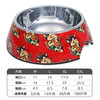 卡罗弗 Colourful 大狗盆狗碗猫碗双层两用碗防打翻狗食盆大型犬狗粮碗不锈钢猫食盆