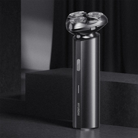 现代影音 男士电动三头浮动式剃须刀 磁吸刀头全身水洗剃须刀