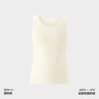 蕉内热皮503+++男女士保暖背心圆领发热打底内衣加绒加厚内搭冬季 3XL