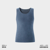 蕉内热皮503+++男女士保暖背心圆领发热打底内衣加绒加厚内搭冬季 3XL