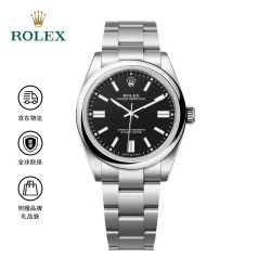 ROLEX 劳力士 蚝式恒动型 自动机械机芯 100米防水 41mm 男表 瑞表 黑色 41mm
