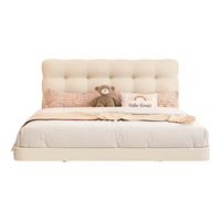 梦百合儿童床 卡通风卧室1.5米 软包皮艺床单人床【整套】 魔方儿童床+绿野仙踪