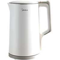 美的 MK-SHJ1721 304不锈钢双层防烫 电水壶  1.7L