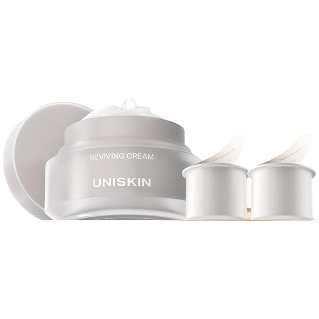 优时颜 3瓶 优时颜（UNISKIN）冷光面霜150g修护舒缓紧致抗皱面部保湿