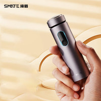 须眉 智能感应剃须刀T6电动刮胡刀男士剃须刀Type-c快充电便携剃须防水剃须刀R201C-灰