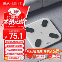 有品 MINI 体脂秤 白色 充电款