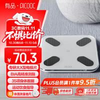 有品 MINI 体脂秤 珍珠白