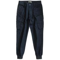 Akseries AK 复古回潮罗纹收脚直筒合体休闲长裤