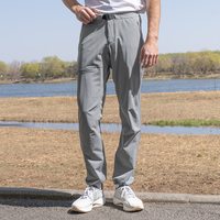  比尔齐 吸湿速干透气弹力多装载 男士户外休闲长裤