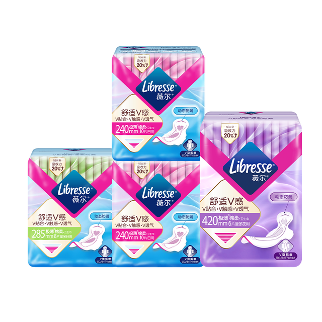 薇尔 Libresse 日夜组合卫生巾 4包34片